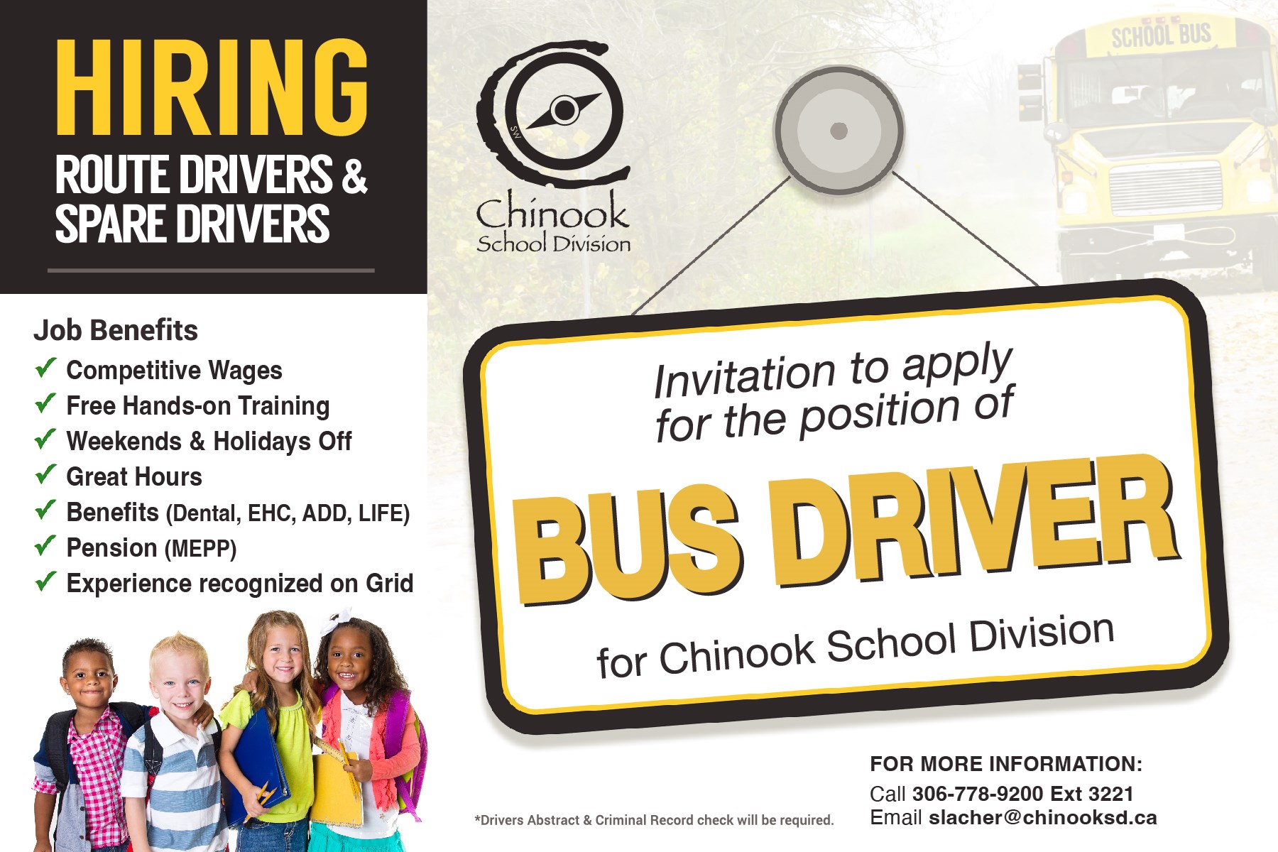 Hiring Route Drivers and Spare Drivers