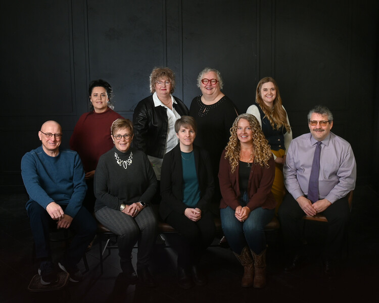 Group photo of 9 members of the Chinook School Board of Education