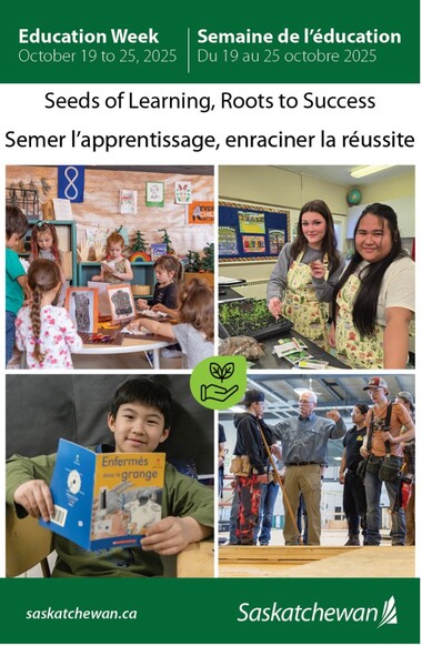 A collage of students in different types of classrooms